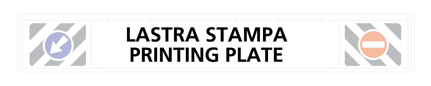 Lastra di stampa per personalizzazione (riutilizzabile)