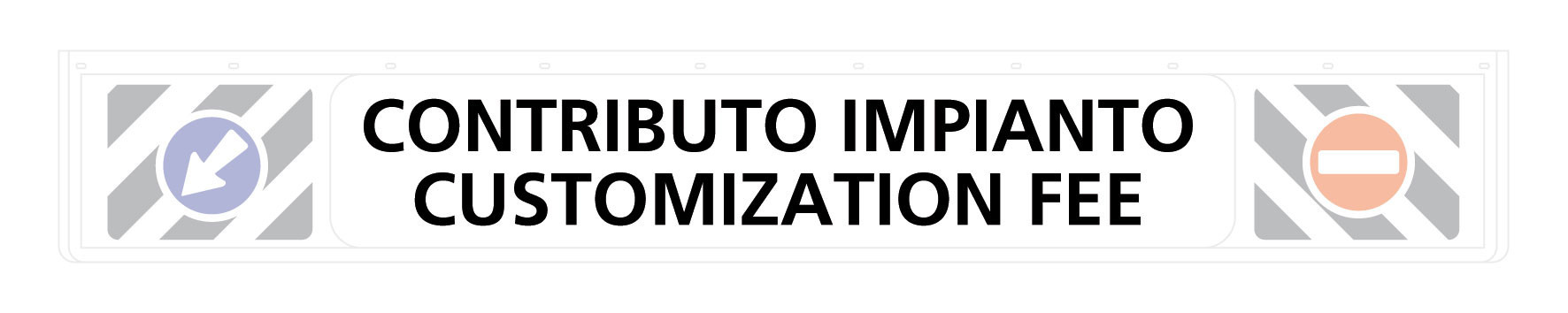 Contributo impianto per personalizzazione (ogni ristampa)