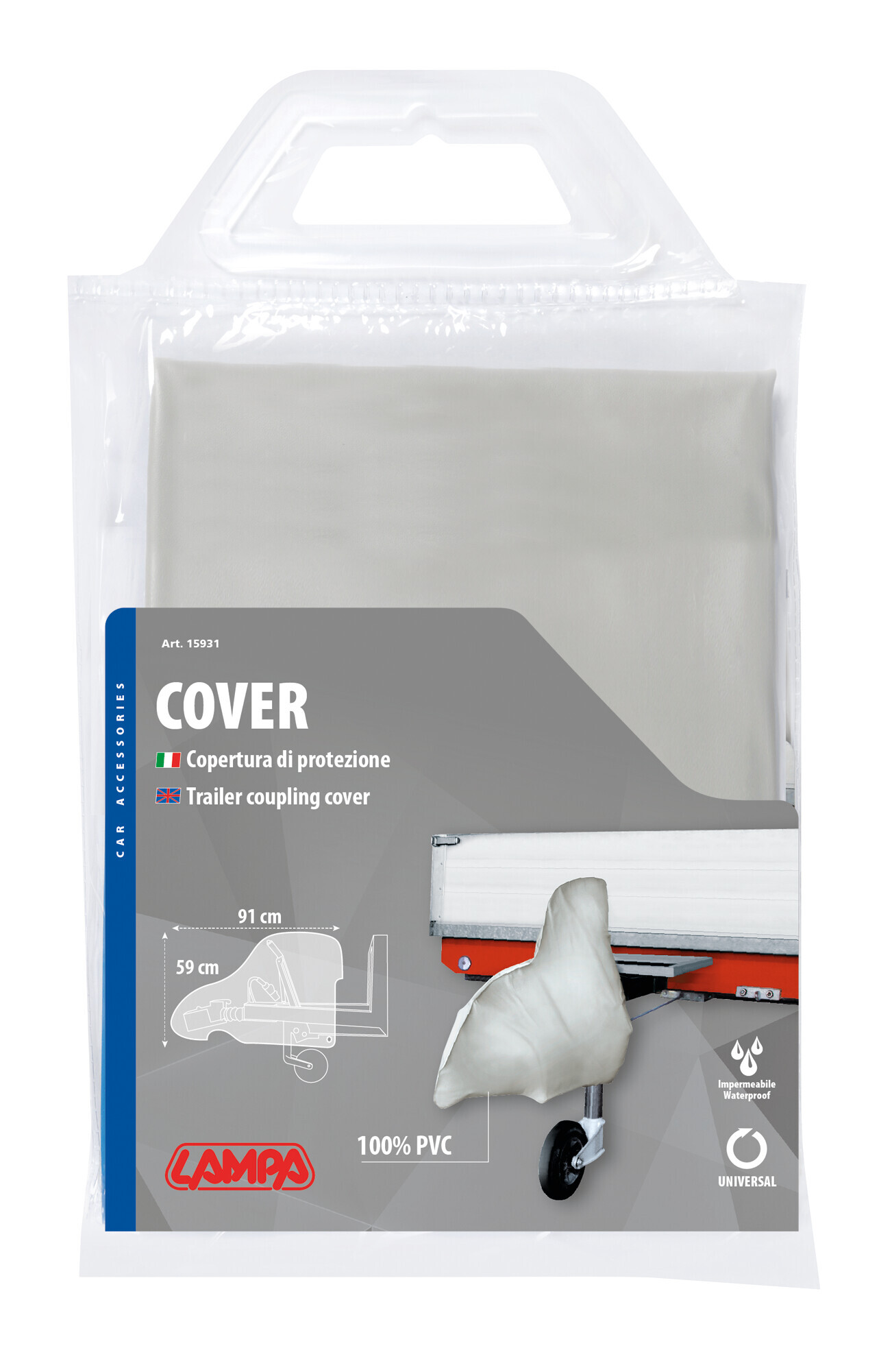 Copertura di protezione per giunti di carrelli e roulotte - immagine 2