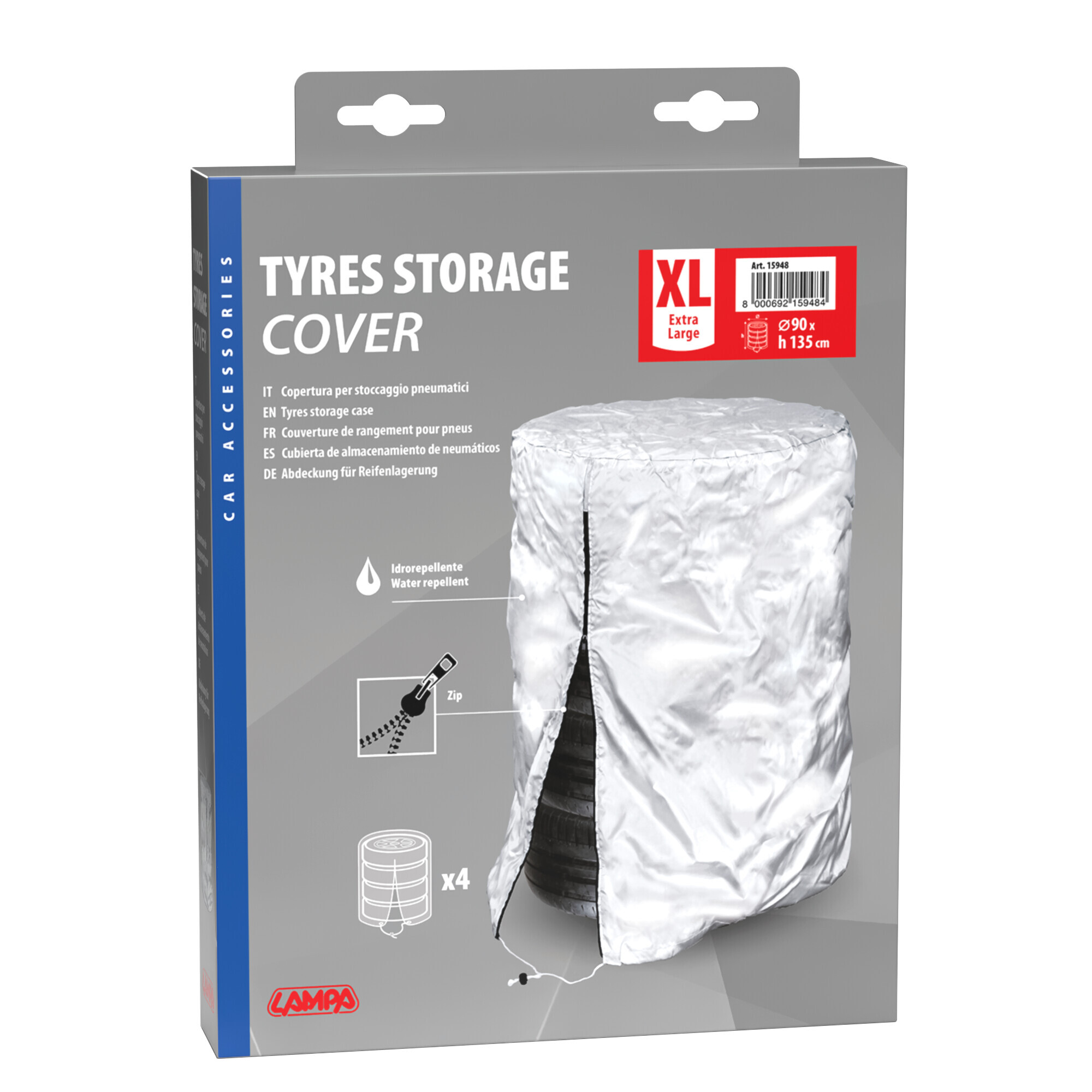 Copertura per 4 ruote - XL 3 Copertura per 4 ruote - XL - immagine 3