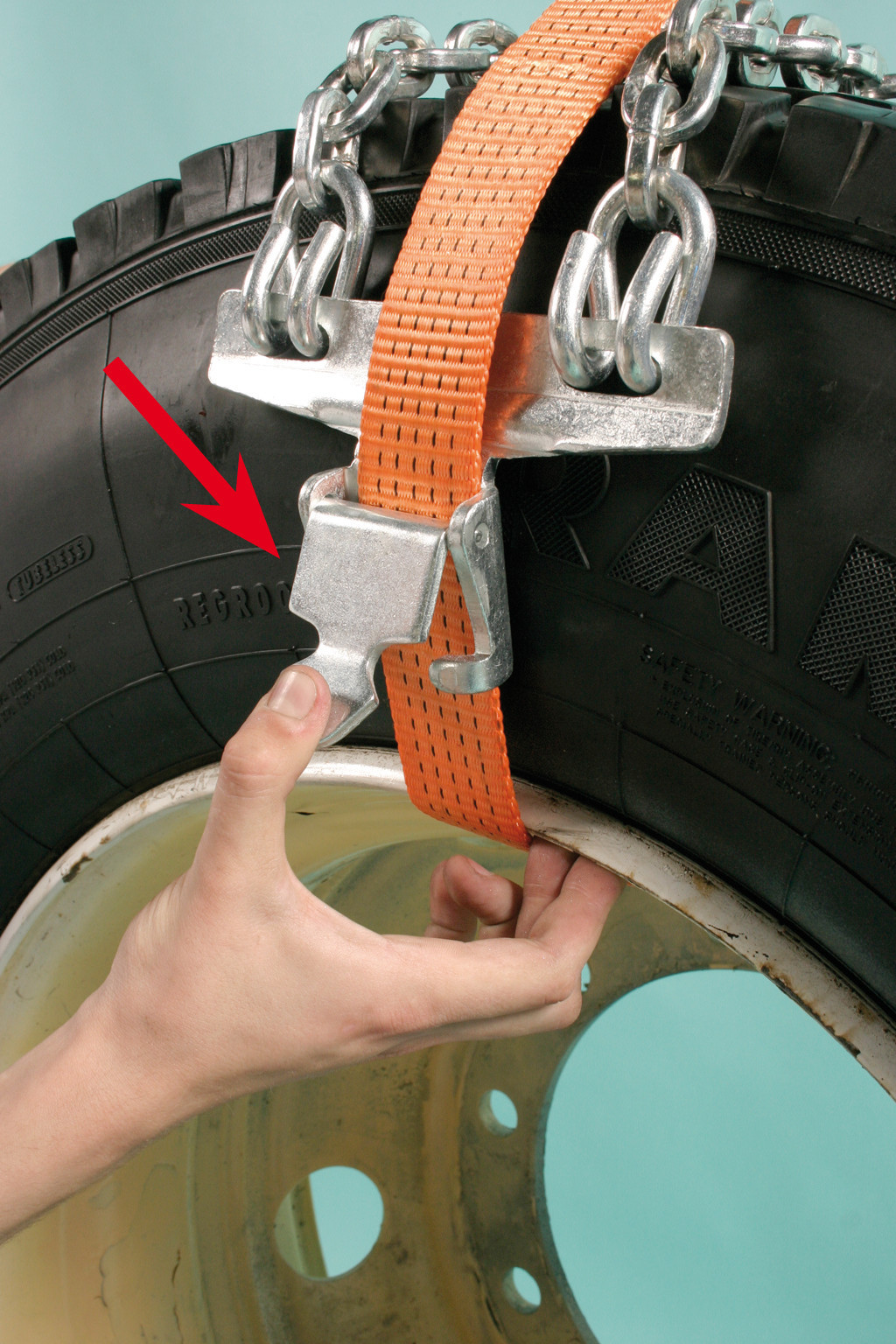 Catene a settori-cingoli per camion, serie Europa - 1E - Confezione da 6 pezzi 9 Catene a settori-cingoli per camion, serie Europa - 1E - Confezione da 6 pezzi - immagine 9