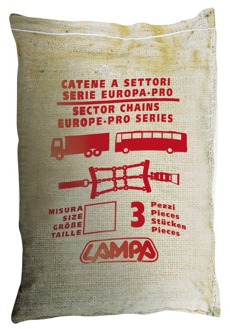 Catene a settori-cingoli per camion, serie Europa-Pro - 1E - Confezione da 3 pezzi 8 Catene a settori-cingoli per camion, serie Europa-Pro - 1E - Confezione da 3 pezzi - immagine 8