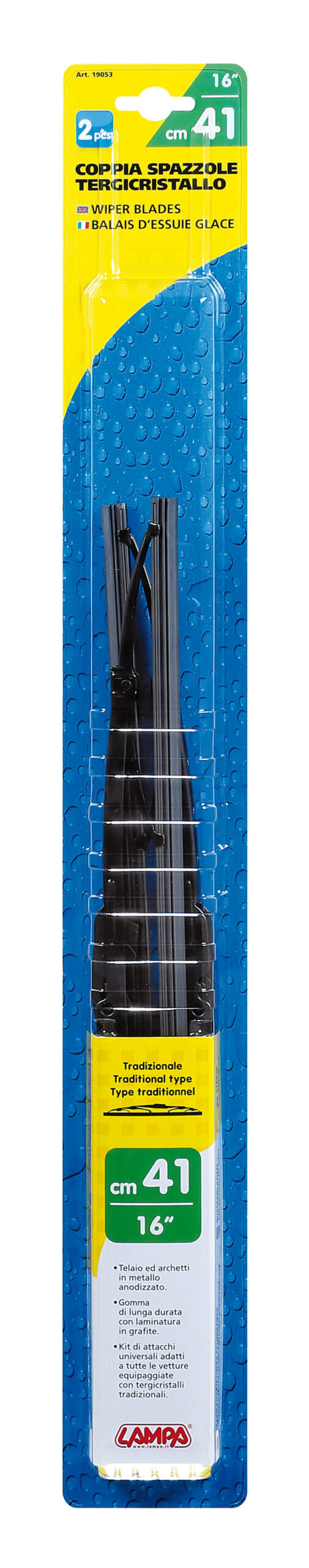 Standard, spazzole tergicristallo - 41 cm (16") - 2 pz - immagine 2