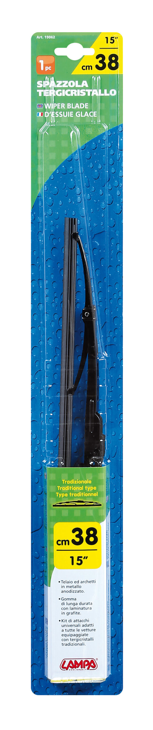 Standard, spazzola tergicristallo - 38 cm (15") - 1 pz - immagine 2