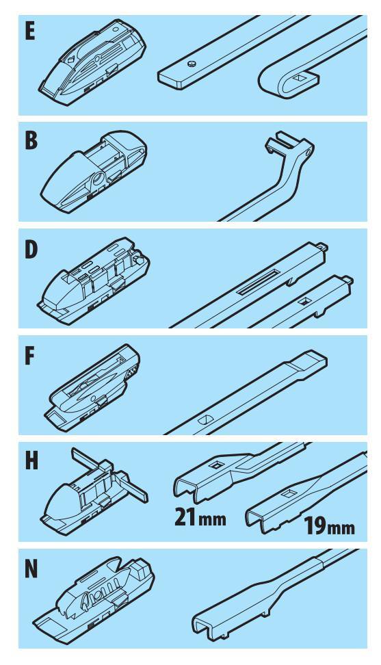 Raptor Hybrid, spazzola tergicristallo - 43 cm (17") - 1 pz 3 Raptor Hybrid, spazzola tergicristallo - 43 cm (17") - 1 pz - immagine 3