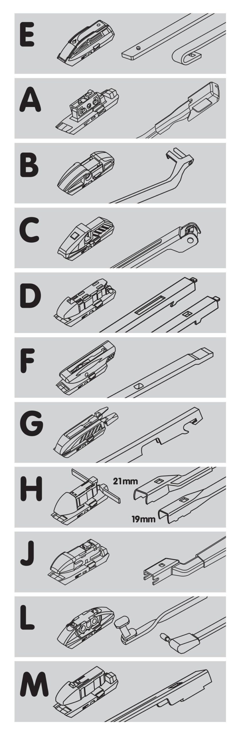 Premium Top, spazzola tergicristallo - 28 cm (11") - 1 pz - immagine 5