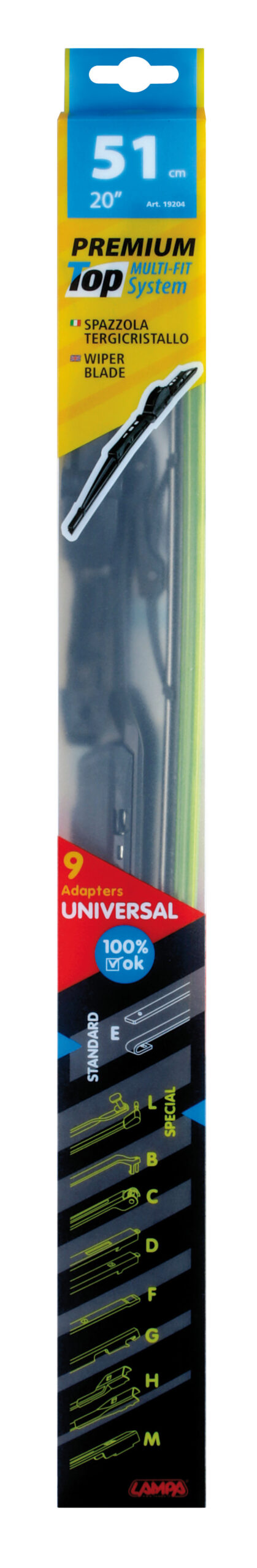 Premium Top, spazzola tergicristallo - 51 cm (20") - 1 pz - immagine 2