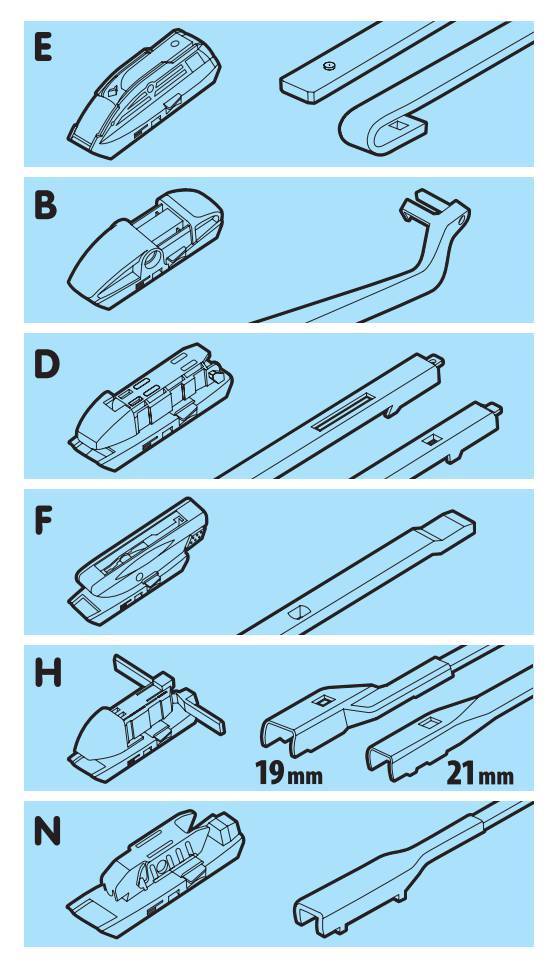 Arya, spazzola tergicristallo - 30 cm (12") - 1 pz - immagine 4