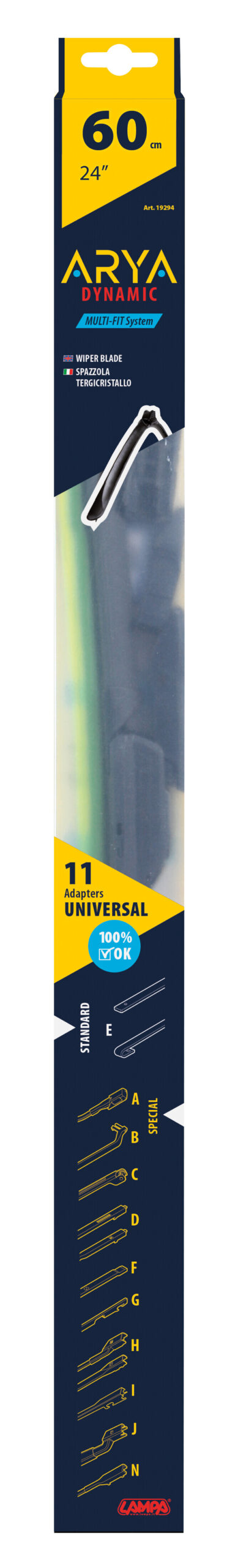 Arya, spazzola tergicristallo - 60 cm (24") 2 Arya, spazzola tergicristallo - 60 cm (24") - immagine 2