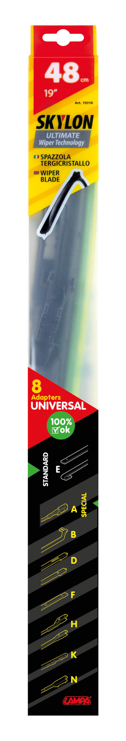 Skylon, spazzola tergicristallo - 48 cm (19") - 1 pz 2 Skylon, spazzola tergicristallo - 48 cm (19") - 1 pz - immagine 2