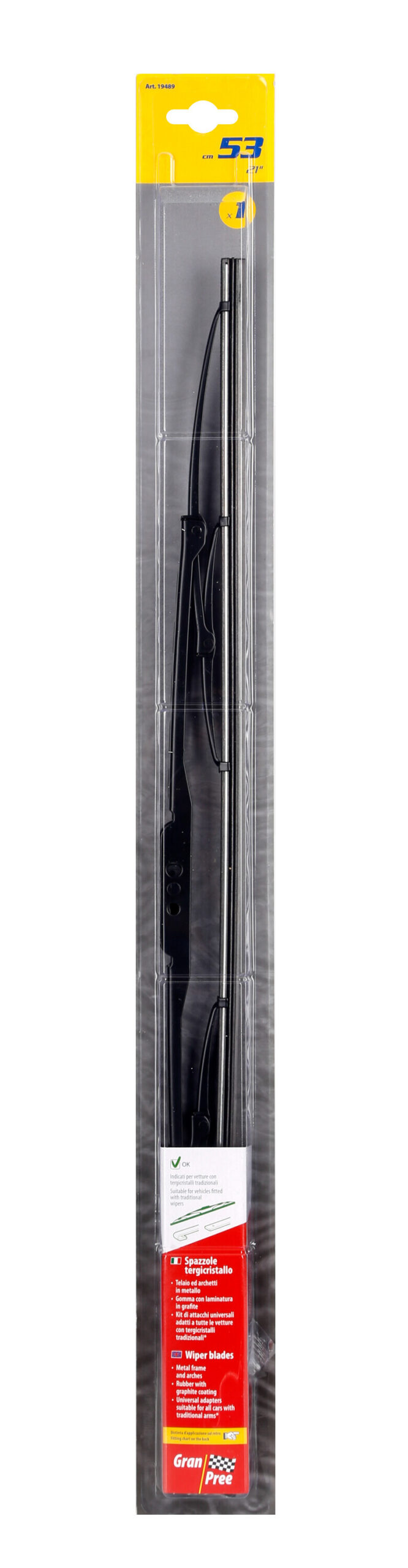 Gran-Pree, spazzola tergicristallo - 53 cm (21") - 1 pz - immagine 2