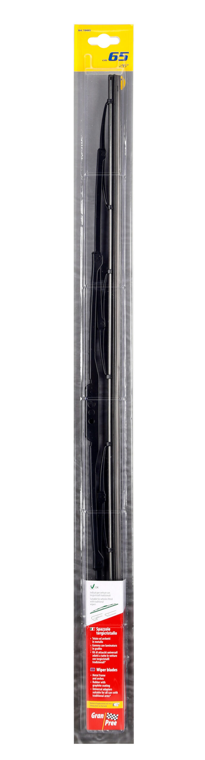 Gran-Pree, spazzola tergicristallo - 65 cm (26“) - 1 pz 2 Gran-Pree, spazzola tergicristallo - 65 cm (26“) - 1 pz - immagine 2