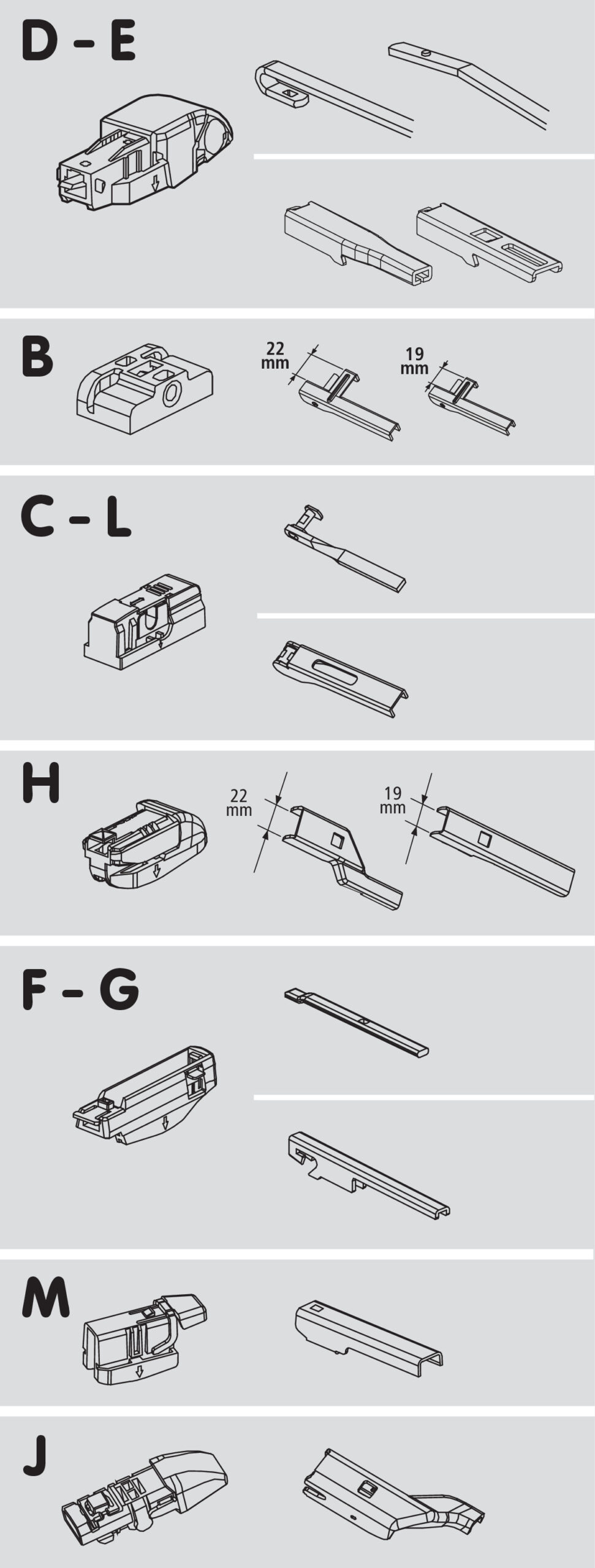 Pilot, spazzola tergicristallo - 53 cm (21") - 1 pz - immagine 3