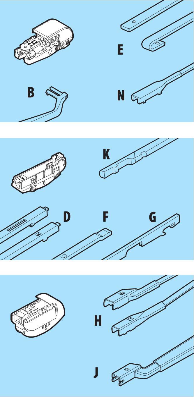 Xenium, spazzola tergicristallo - 33 cm (13") - immagine 4