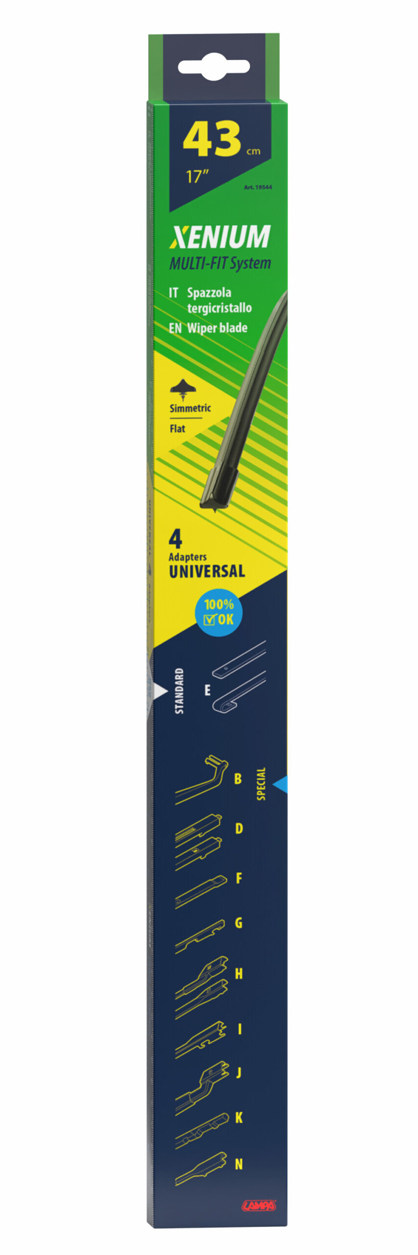 Xenium, spazzola tergicristallo - 43 cm (17") 3 Xenium, spazzola tergicristallo - 43 cm (17") - immagine 3