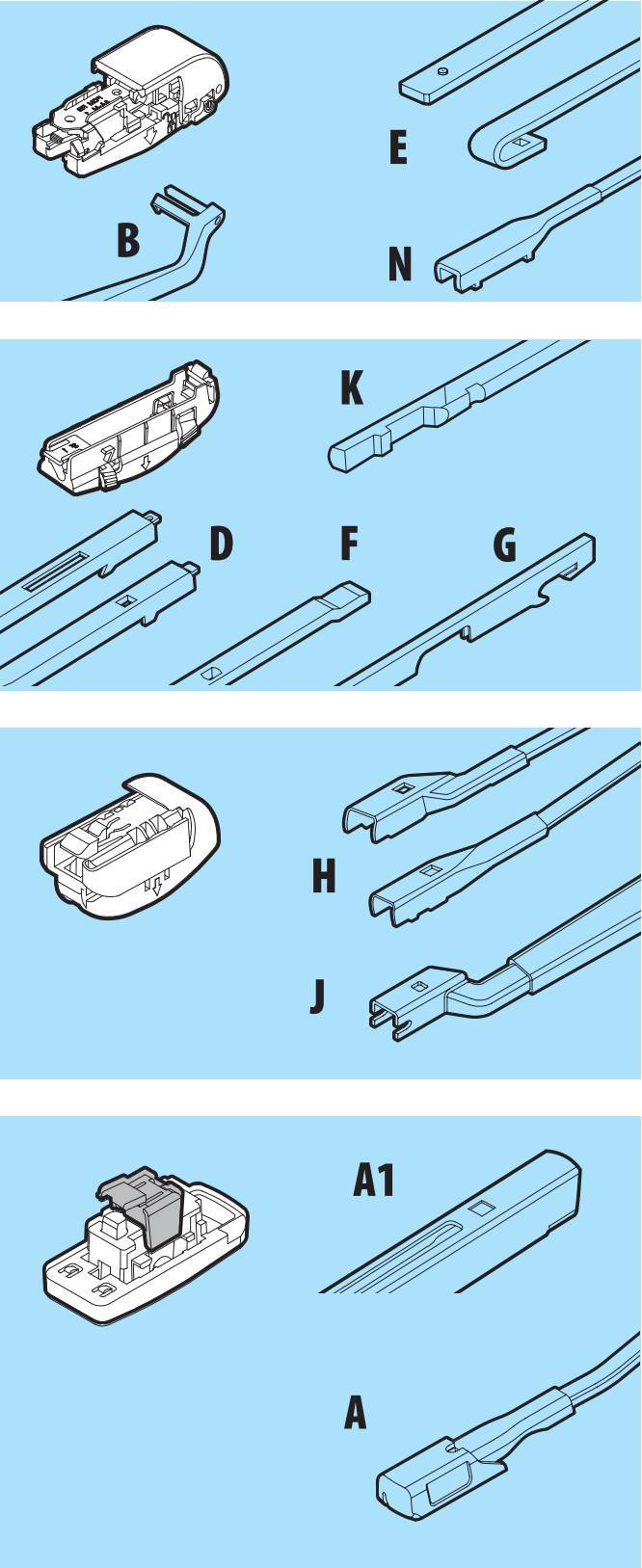 Xenium, spazzola tergicristallo - 51 cm (20") 4 Xenium, spazzola tergicristallo - 51 cm (20") - immagine 4