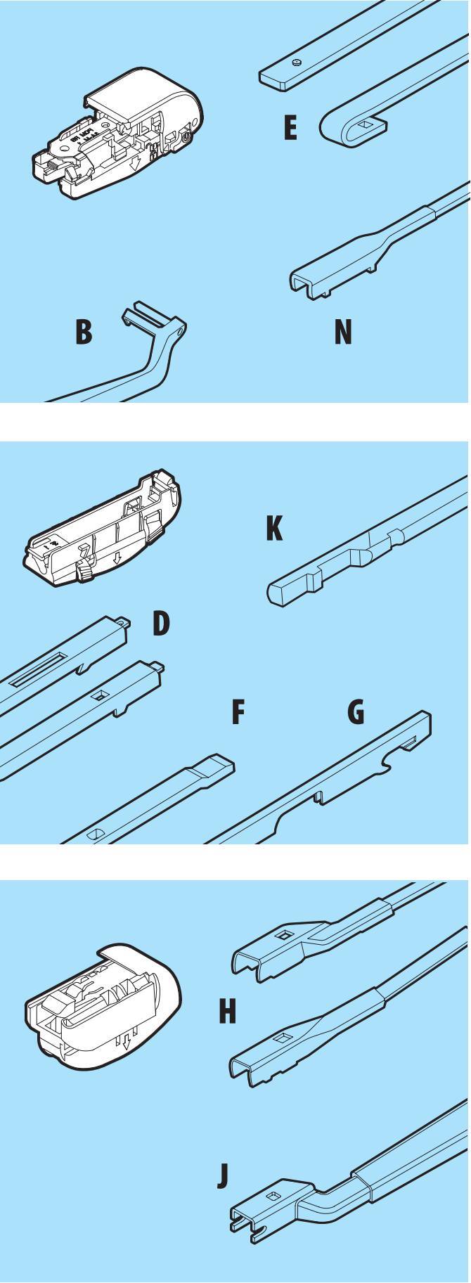 Xenium, spazzola tergicristallo - 58 cm (23") 4 Xenium, spazzola tergicristallo - 58 cm (23") - immagine 4