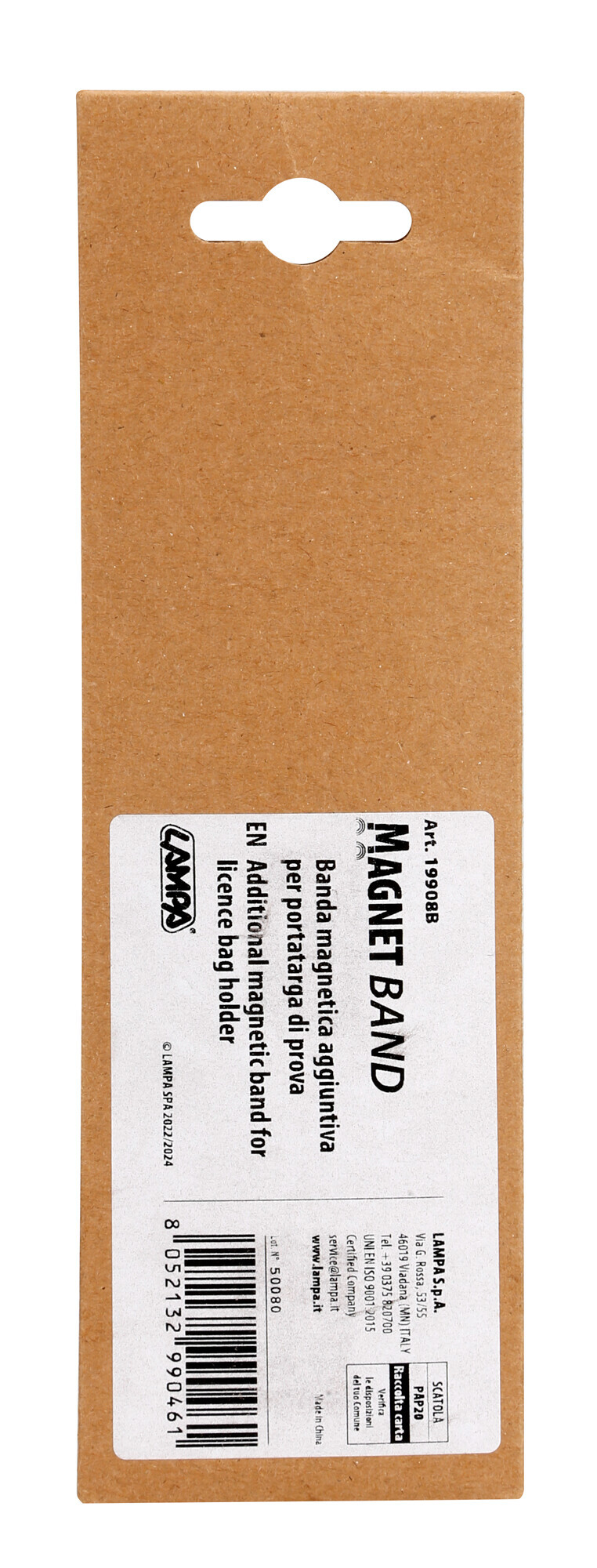 Banda magnetica di ricambio per portatarga di prova magnetico (art. 19908) - immagine 2