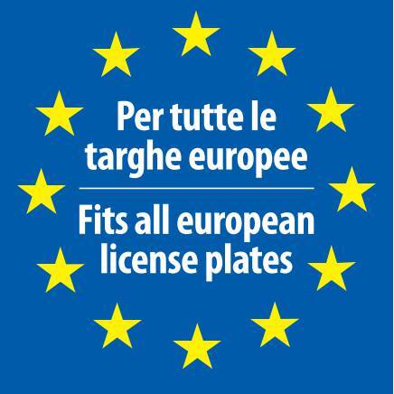 Portatarga posteriore Europeo universale - immagine 11