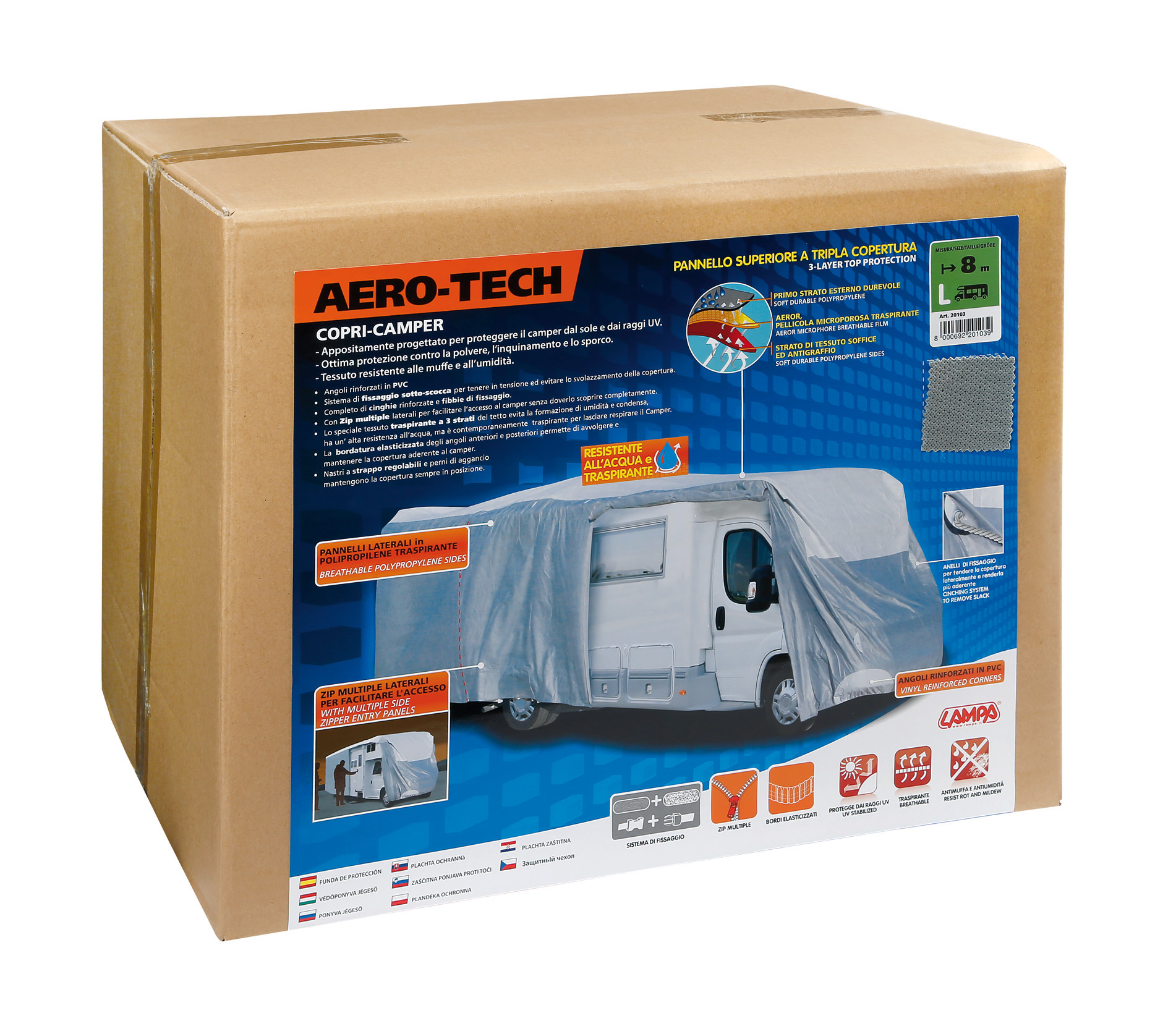 Aerotech, copri-camper - L