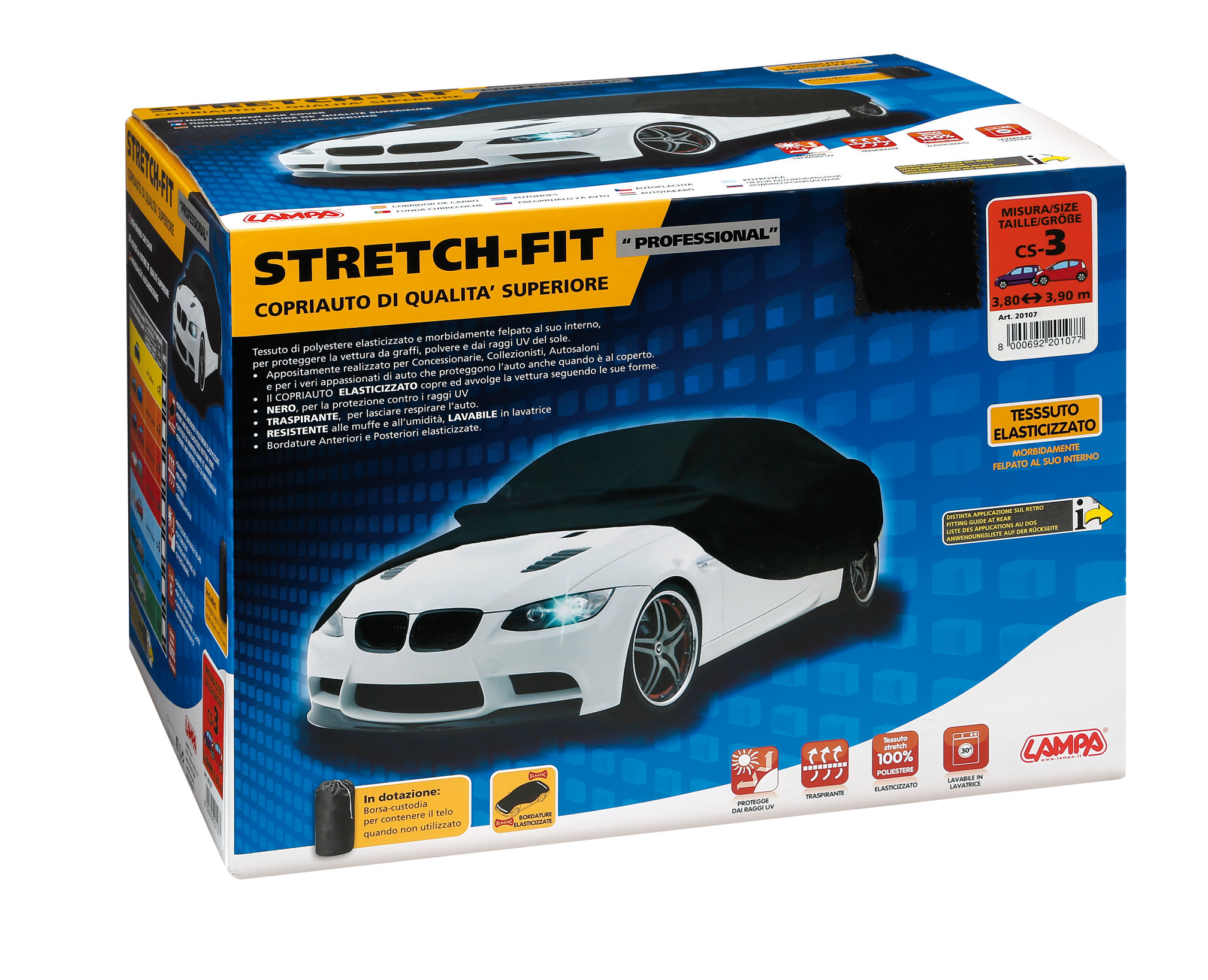 Stretch-Fit professional, copriauto - CS-3 2 Stretch-Fit professional, copriauto - CS-3 - immagine 2