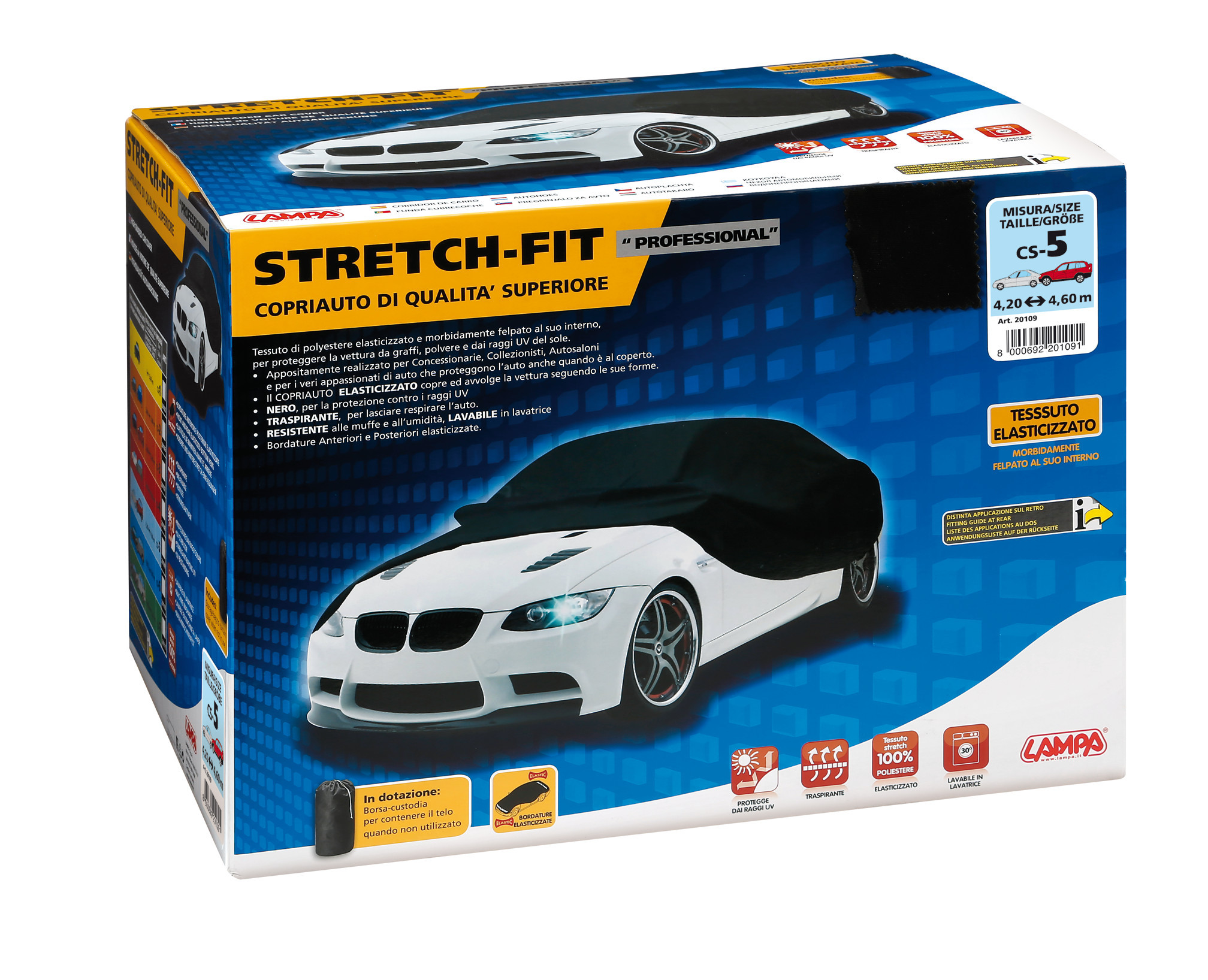 Stretch-Fit professional, copriauto - CS-5 2 Stretch-Fit professional, copriauto - CS-5 - immagine 2