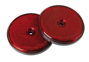 Catarifrangenti rotondi - &Oslash; 65 mm - Rosso