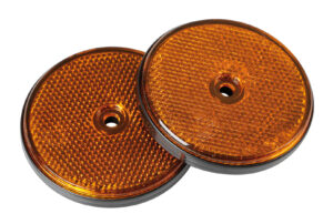 Catarifrangenti rotondi - &Oslash; 65 mm - Arancio