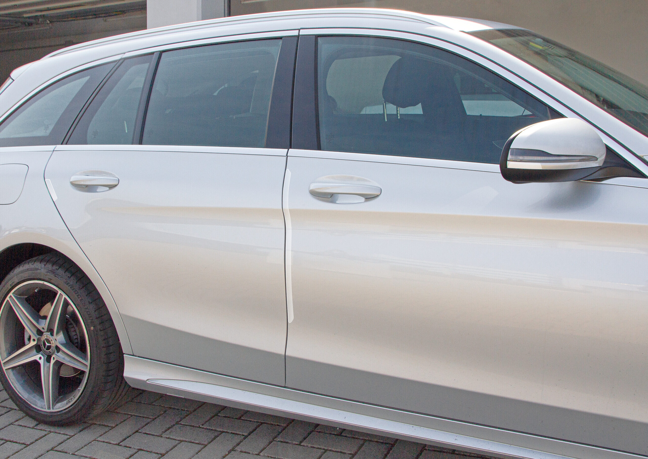 Invisible, set 4 salvaporta in resina epossidica - Trasparente - immagine 3