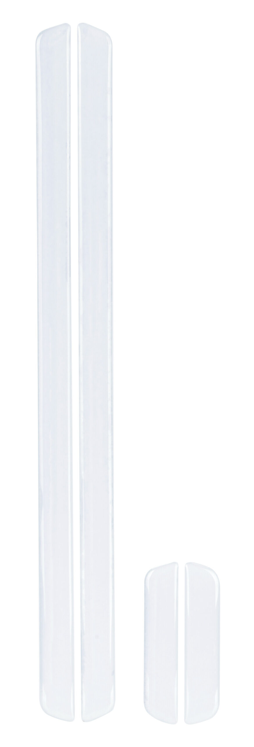 Invisible, set 4 salvaporta in resina epossidica - Trasparente