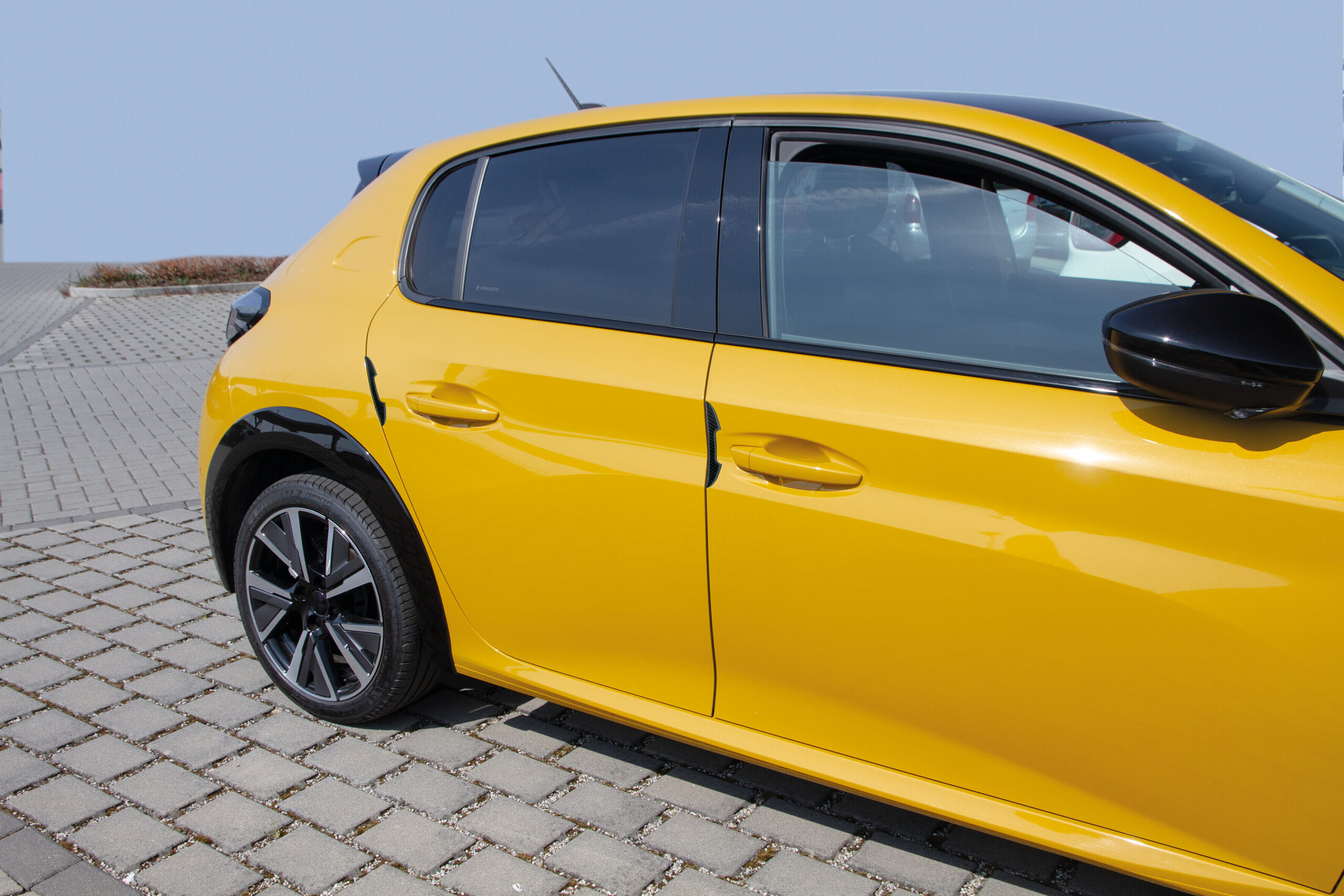 Viking, set 4 salvaporta adesivi - Carbon Look - immagine 3