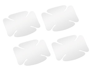 Pellicole antigraffio per incavi maniglie, set 4 pz - 10x8 cm