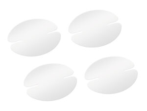Pellicole antigraffio per incavi maniglie, set 4 pz - 9,5x8 cm