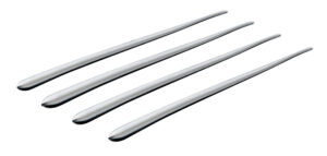 Mirror-Trims 4, decorazioni adesive cromate, 4 pz - 170 mm