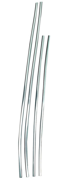 Contour-4, set 4 pezzi salvaporta - Alluminio