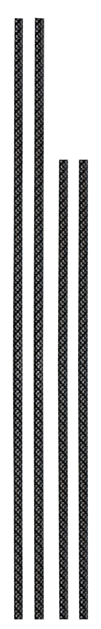 Contour-4, set 4 pezzi salvaporta - Carbon