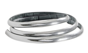 Striscia salvaporta adesiva - 130 cm - Cromo