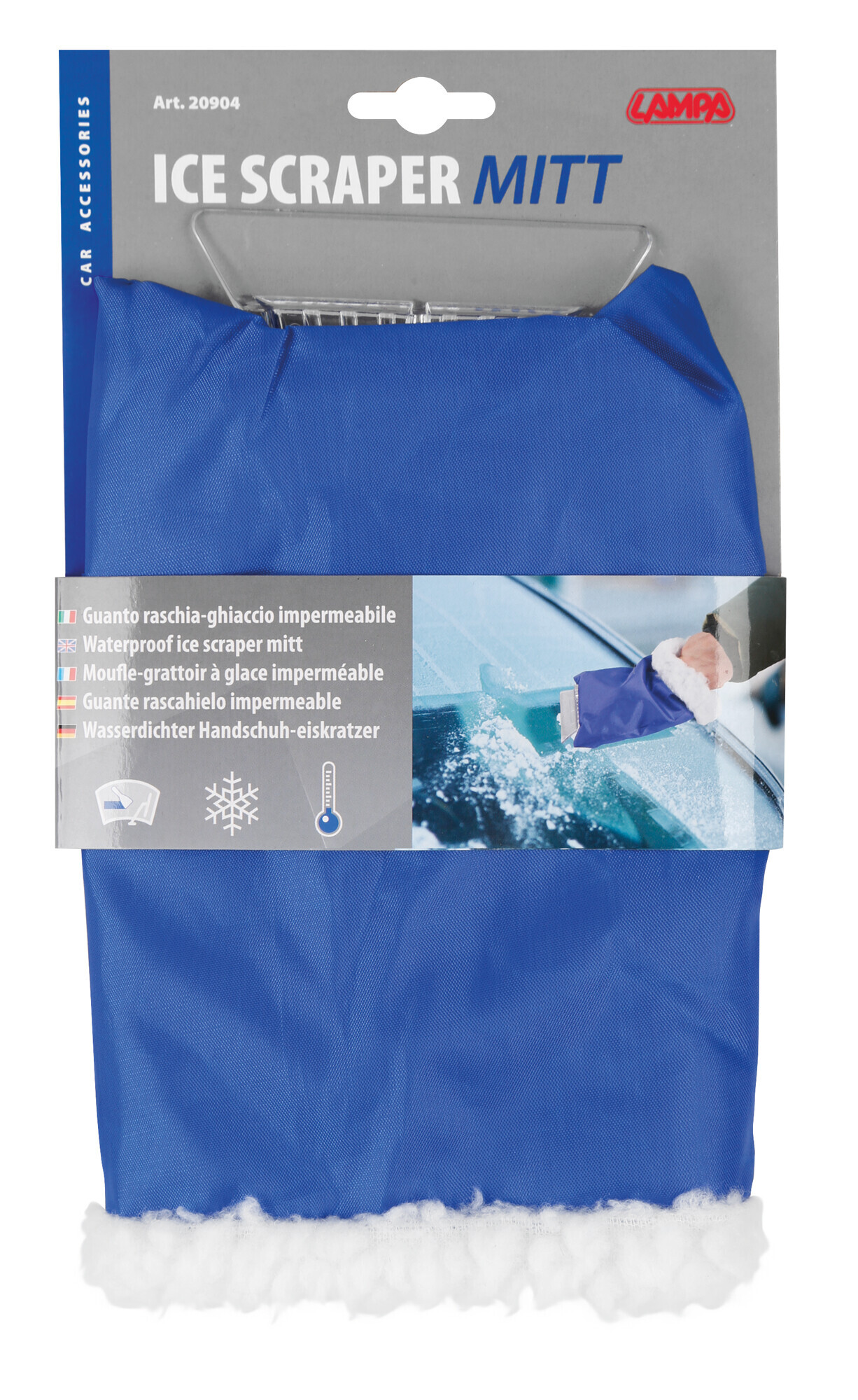 Guanto raschia ghiaccio impermeabile - immagine 2
