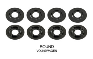 Set 4 clip fissaggio tappeti - Tondo - Volkswagen