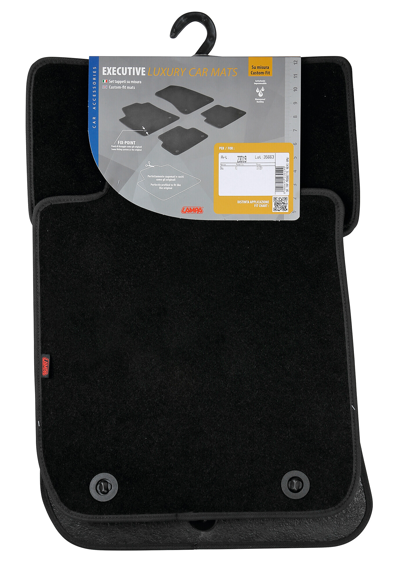 Set tappeti su misura in moquette - compatibile per Bmw X1 (E84) (10/09>10/15) - immagine 2