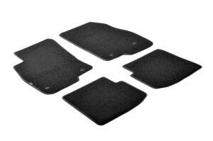 Set tappeti su misura in moquette - compatibile per  Abarth Punto 3p (05/08>06/11) -  Abarth Punto Evo 3p (06/10>04/12) -  Fiat Punto 3p (01/12>08/18) -  Fiat Punto 5p (01/12>04/19) -  Fiat Punto Evo 3p (10/09>04/12) -  Fiat Punto Evo 5p (10/09>04/12)