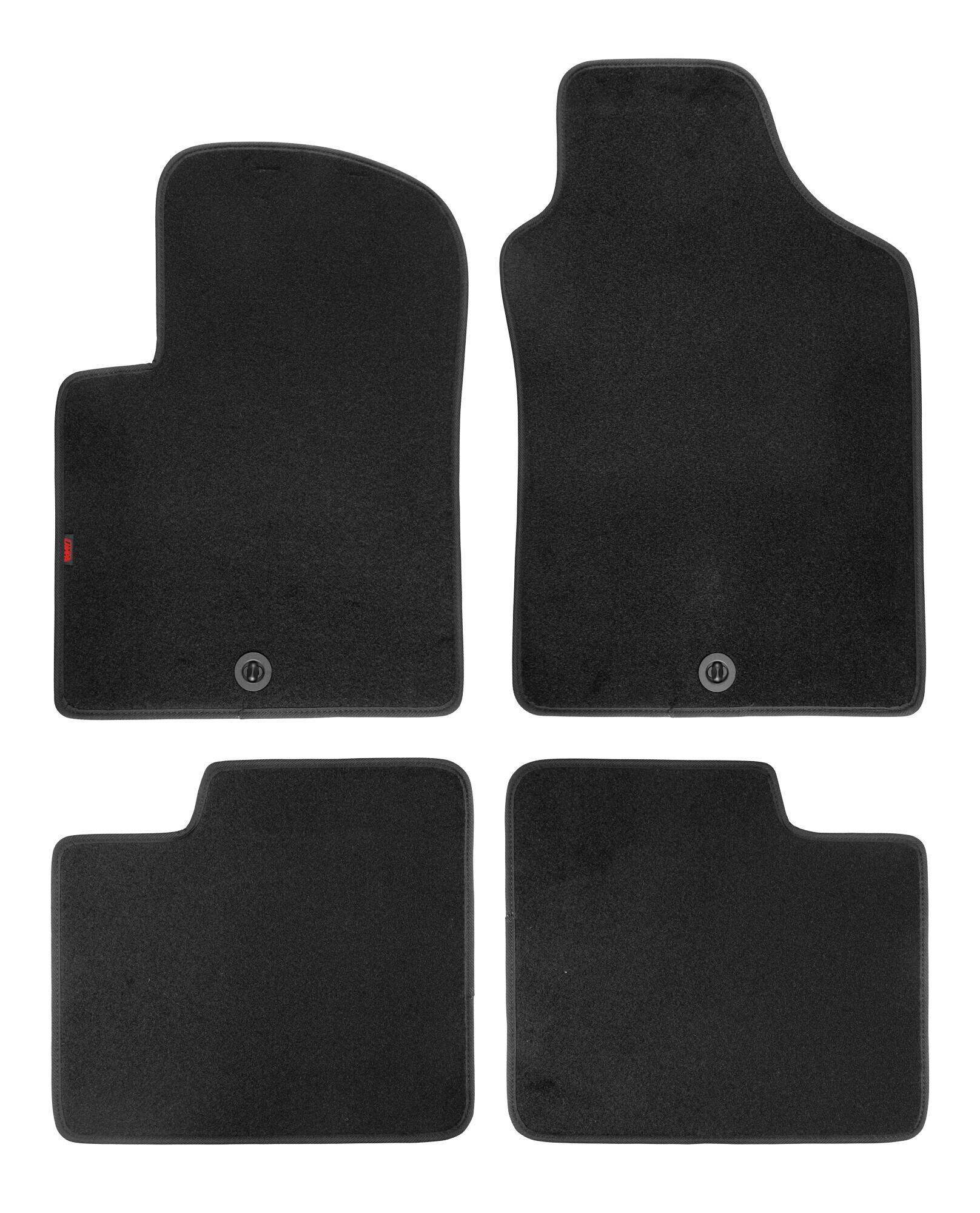 Set tappeti su misura in moquette - compatibile per Abarth 500 (07/08>05/16) - Abarth 500C (06/10>05/16) - Abarth 595 (06/16>08/24) - Abarth 695 Biposto (12/14>12/17) - Fiat 500 (07/07>06/19) 1 fix lato guida - Fiat 500C (07/09>06/15) - Fiat 500 Hybrid (07/19>11/24) 1 fix lato guida - immagine 2