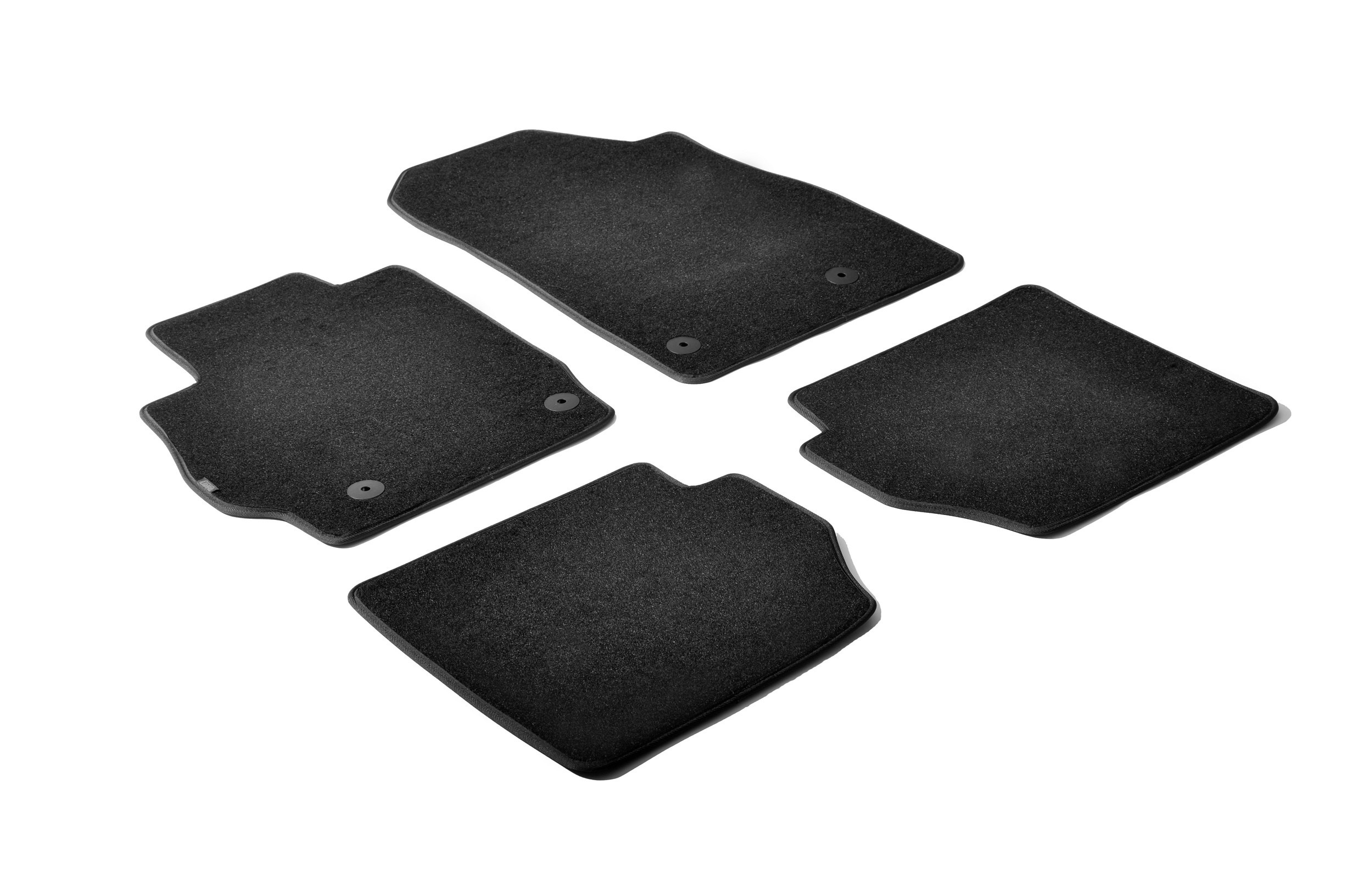 Set tappeti su misura in moquette - compatibile per Mazda 2 3p (10/07>02/15) - Mazda 2 5p (10/07>02/15)