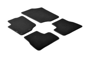 Set tappeti su misura in moquette - compatibile per  Peugeot 207 3p (05/06>11/12) -  Peugeot 207 5p (05/06>11/12) -  Peugeot 207 cc (03/07>05/14) -  Peugeot 207 Plus 3p (02/13>08/14) -  Peugeot 207 Plus 5p (02/13>08/14) -  Peugeot 207 sw (07/07>12/13)