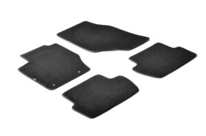 Set tappeti su misura in moquette - compatibile per  Peugeot 307 3p (06/01>08/07) tappeto con fori -  Peugeot 307 5p (06/01>08/07) tappeto con fori -  Peugeot 307 sw (05/02>04/08) tappeto con fori