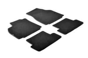 Set tappeti su misura in moquette - compatibile per  Renault Megane II 3p (10/02>10/08) -  Renault Megane II 4p (10/03>10/08) -  Renault Megane II 5p (10/02>10/08) -  Renault Megane II Grandtour (09/03>08/09) -  Renault Thalia (11/08>06/14)