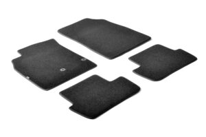 Set tappeti su misura in moquette - compatibile per  Renault Megane III 5p (11/08>12/15) vano sotto tap. -  Renault Megane III Coup&eacute; (03/09>12/15) vano sotto tap. -  Renault Megane III Sportour (09/09>09/16) vano sotto tap.