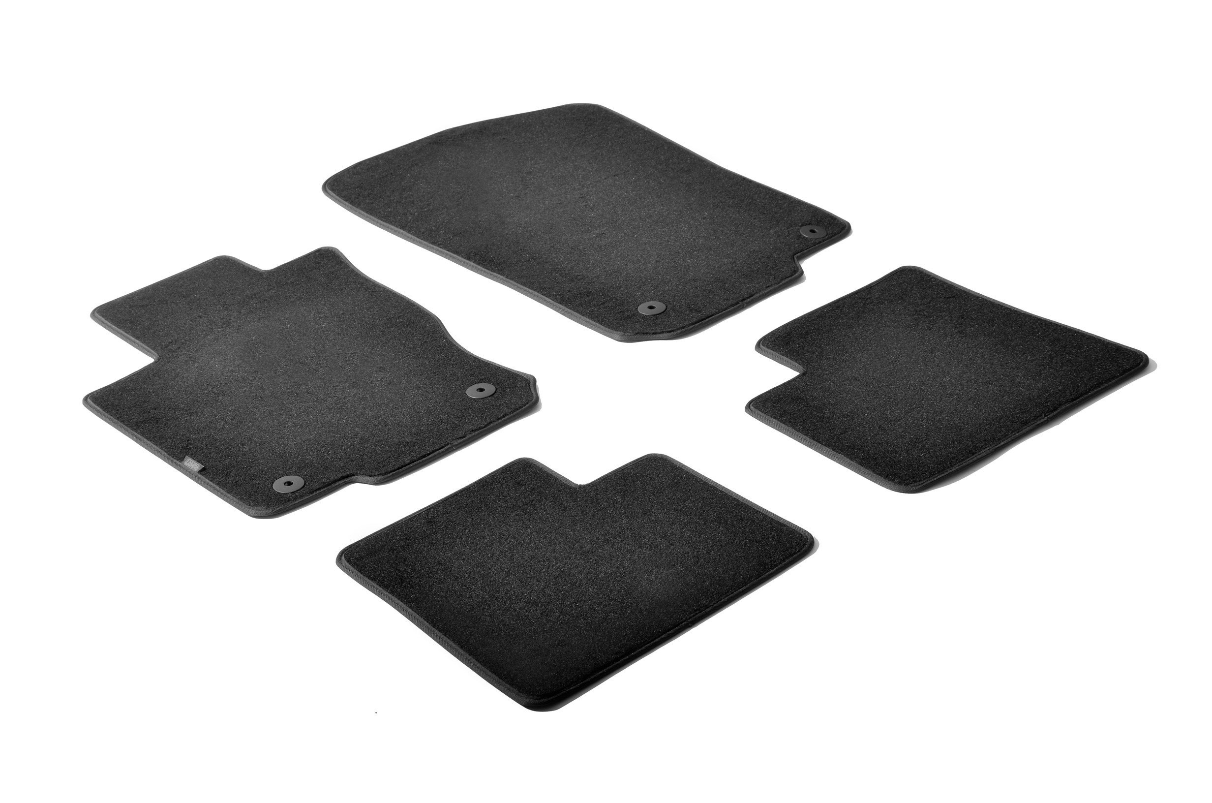 Set tappeti su misura in moquette - compatibile per Renault Captur (05/13>11/19) - Renault Clio IV 5p (10/12>07/19) - Renault Clio IV Generation (08/19>03/20) - Renault Clio IV Sporter (04/13>03/20)