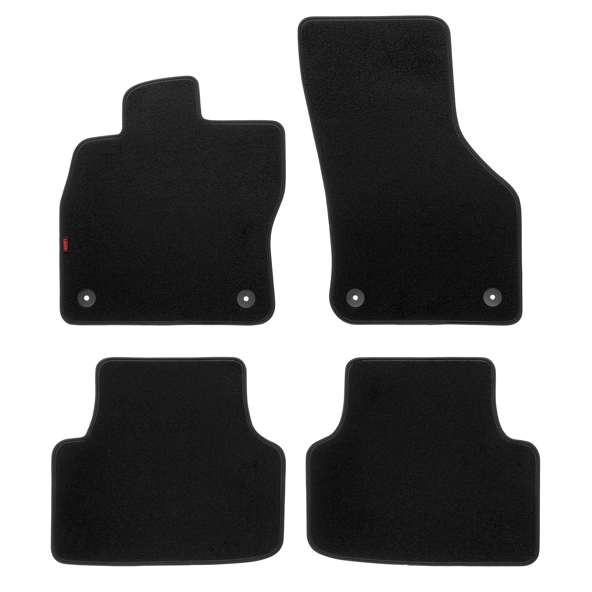 Set tappeti su misura in moquette - compatibile per Skoda Octavia 5p (06/20>02/24) - Skoda Octavia Wagon (06/20>02/24) - Skoda Octavia 5p (03/24>) - Skoda Octavia Wagon (03/24>) - immagine 2