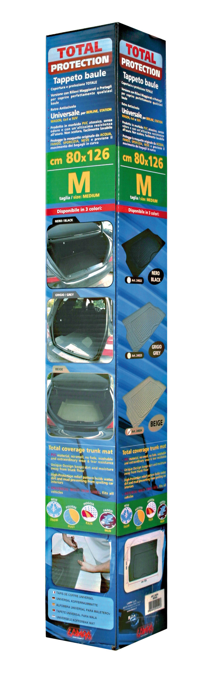 Total Protection, tappeto baule - M - 80x126 cm - Beige 2 Total Protection, tappeto baule - M - 80x126 cm - Beige - immagine 2